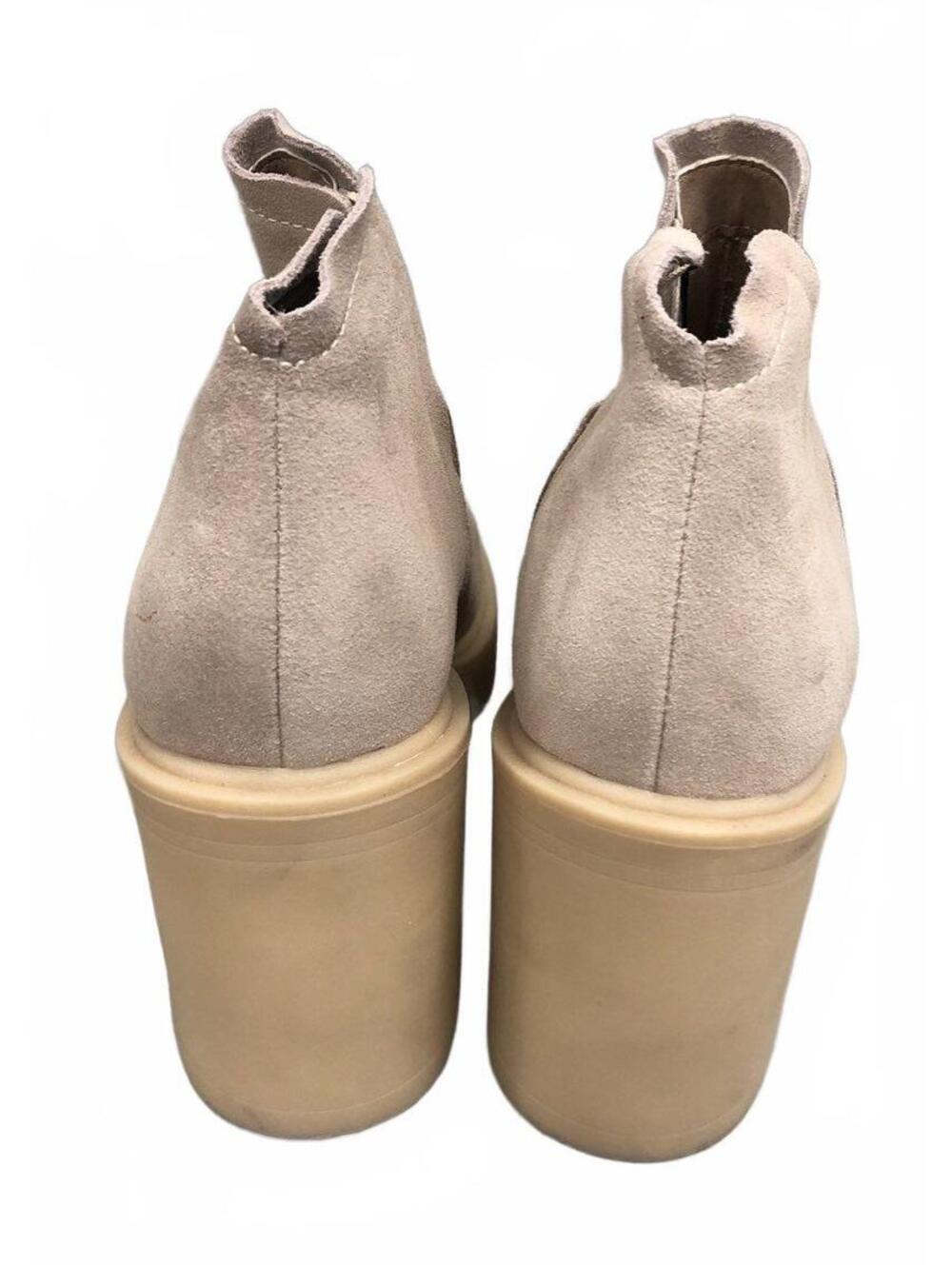 Dolce Vita Cashe H2O Tan Suede Waterproof Lug Sole Ankle Boots Women's Size 10 - Picture 3 of 7